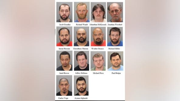 Taylor police: 14 child predators arrested in undercover operations this year