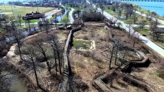 Belle Isle Zoo demolition underway