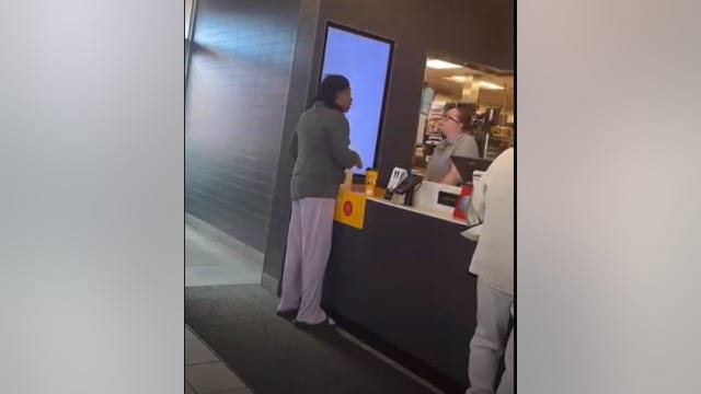 Woman on camera hurls hot coffee on McDonald's manager
