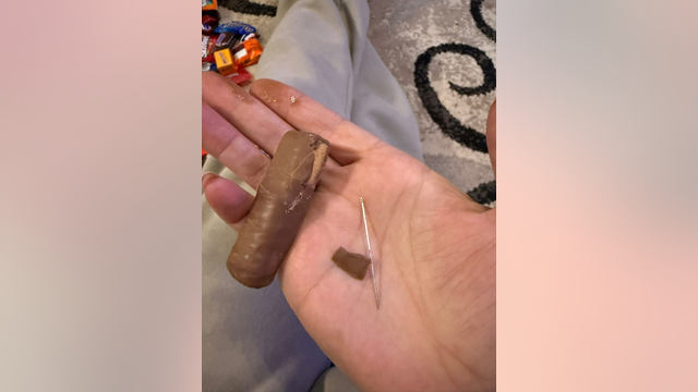 Canton police say sewing needle found in candy from Halloween