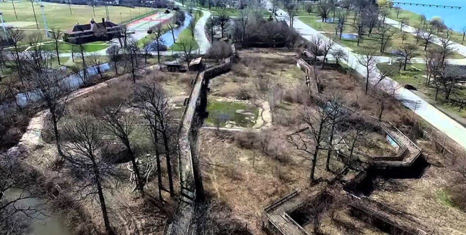Belle Isle Zoo demolition underway