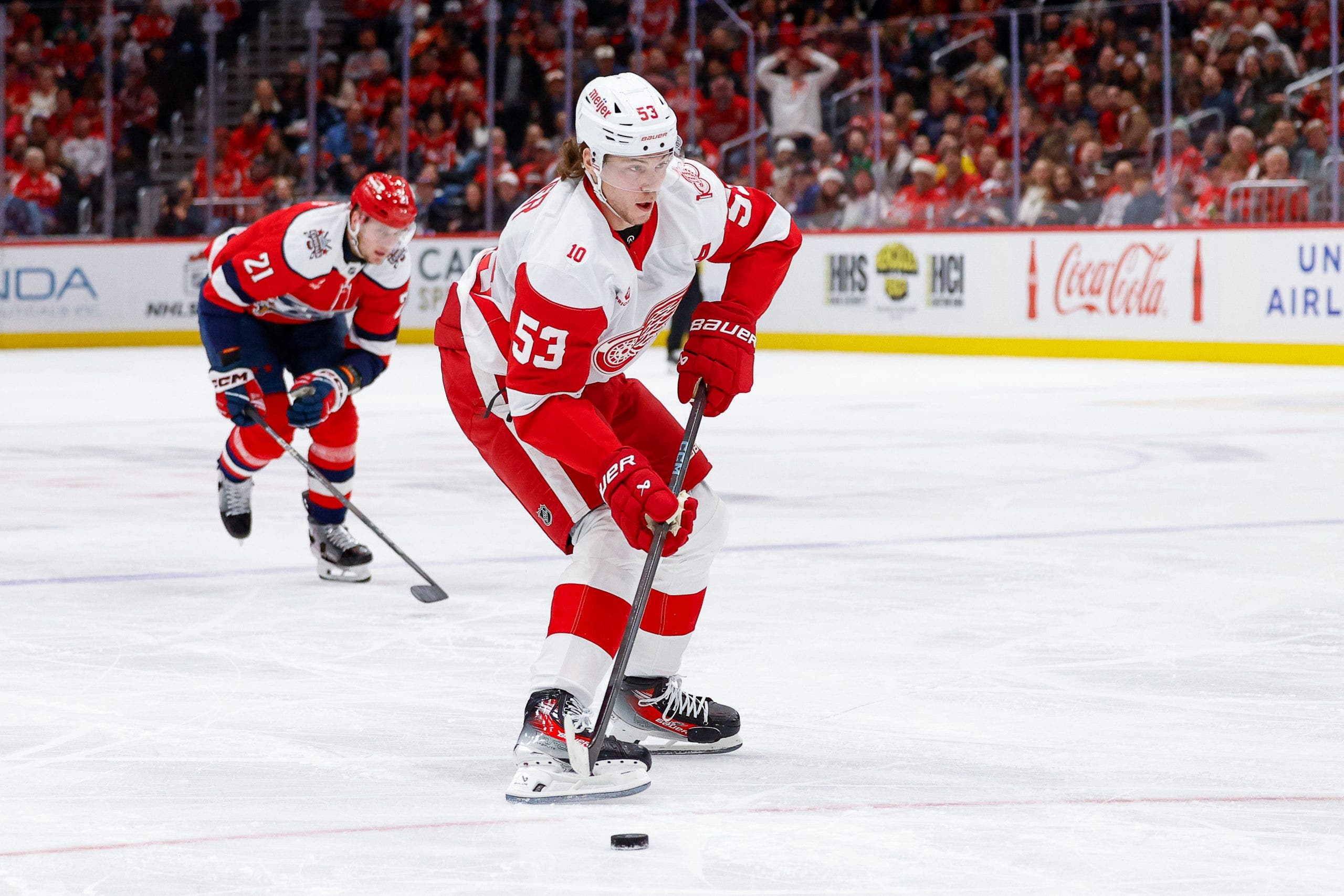 Moritz Seider has a goal and an assist, Red Wings beat Capitals 5-2