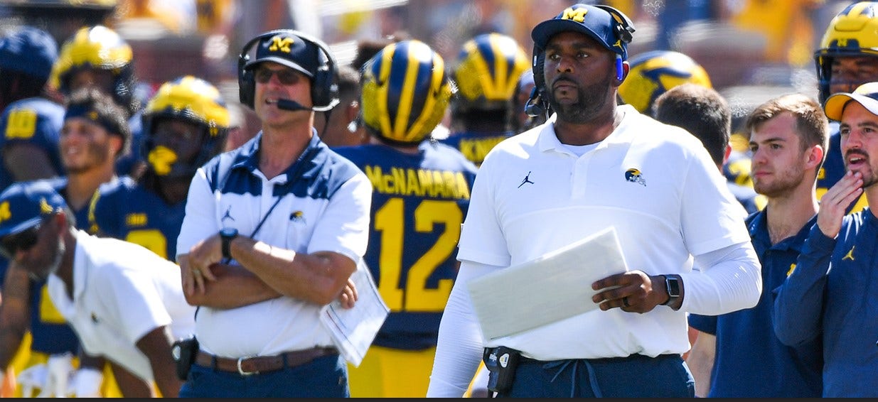 Jim Harbaugh reacts to Sherrone Moore firing and arrest: 'Still processing'