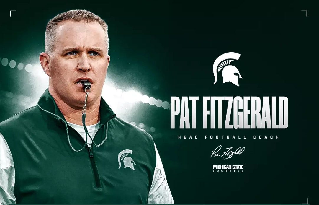 Pat Fitzgerald introduced as next Michigan State head coach