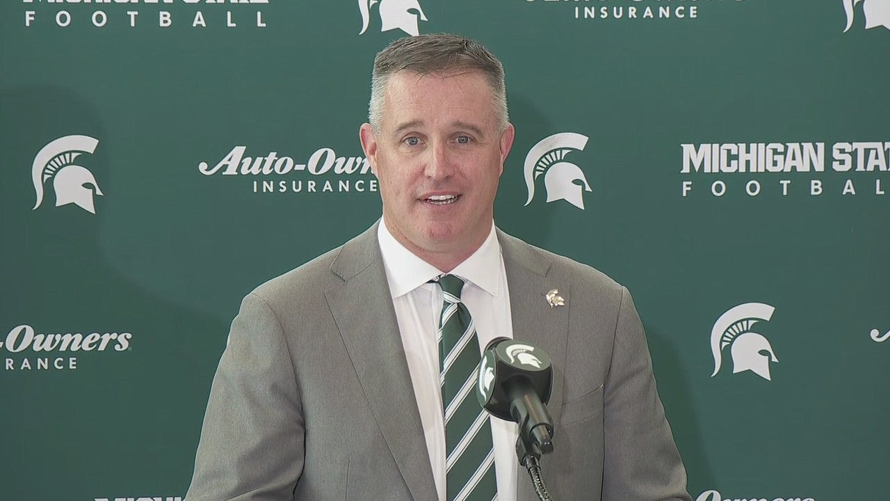 Pat Fitzgerald introduced as Michigan State football coach: 'I grew up in the Big 10'