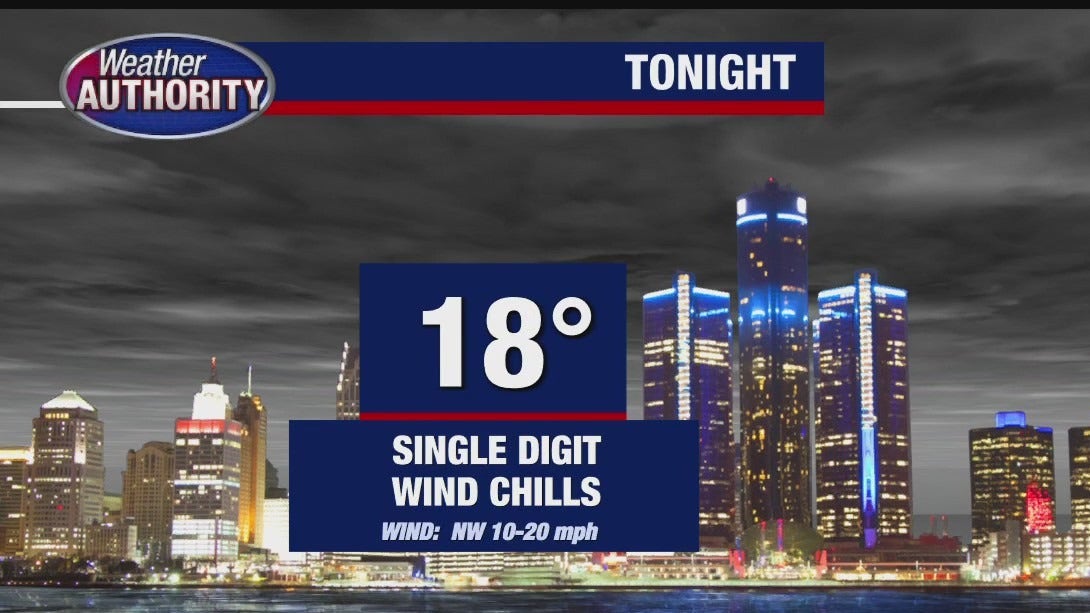 After snow and rain on Wednesday, a refreeze is next for Southeast Michigan