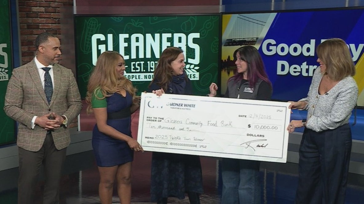 Gleaners Food Bank awarded $20K after Good Day Detroit wins Gardner White's Twinkle Town