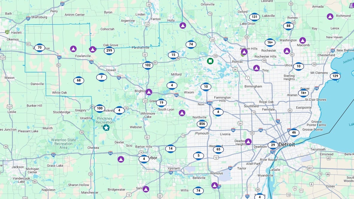Check DTE's outage map here