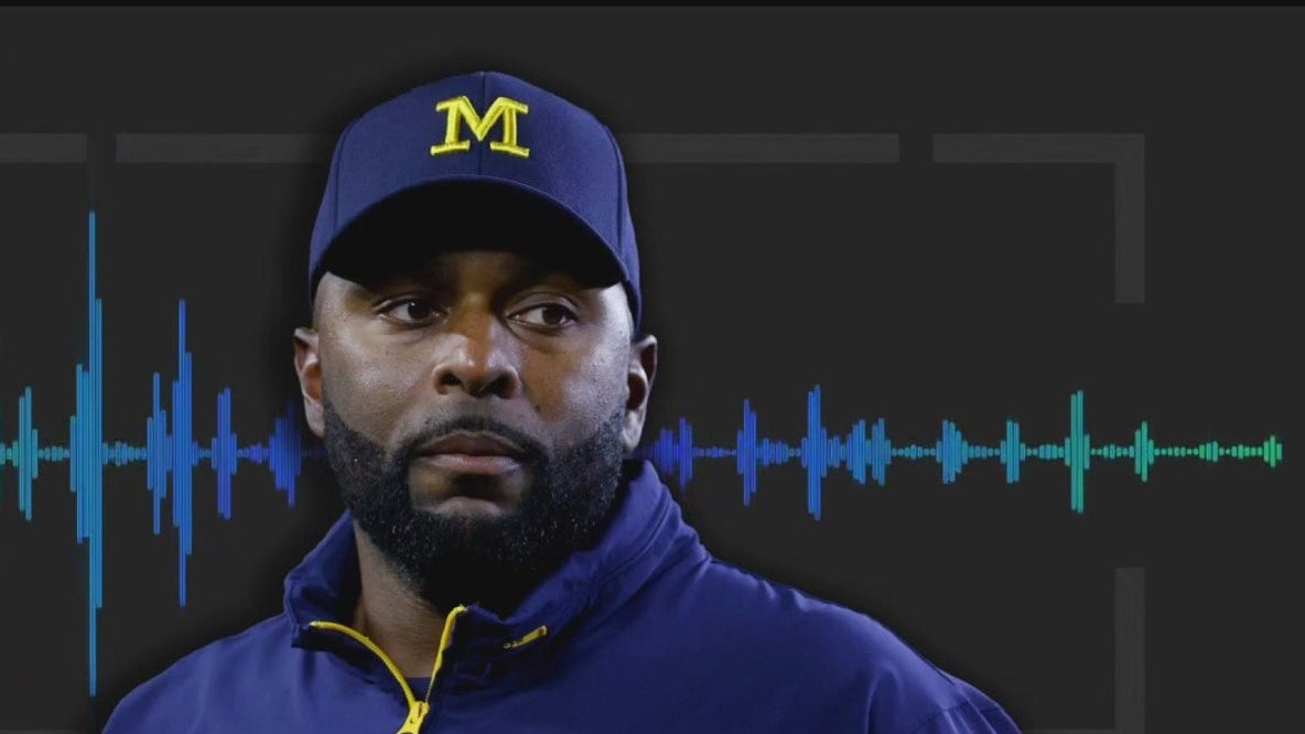 911 dispatch audio includes Sherrone Moore stalking woman, wilding knife after being fired