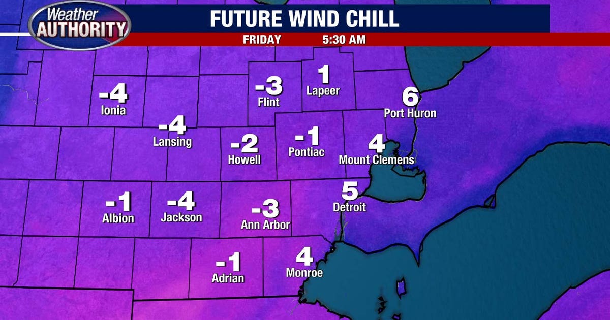 Metro Detroit weather: Cold day with even colder temperatures on the ...