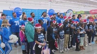 Families shop with the Detroit Lions as part of multiple events presented by Meijer