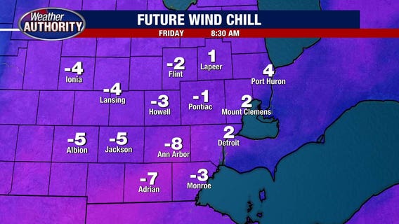 Metro Detroit weather: Single-digit wind chills arrive, with an even colder feel on the way