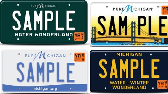 Michigan's top license plates: Here is a breakdown of driver's favorite options