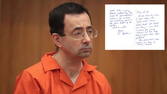 DOJ says Epstein letter to Larry Nassar released in latest document dump is fake