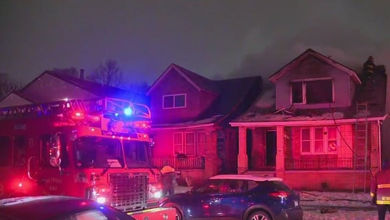 Detroit firefighters battle numerous fires early Tuesday