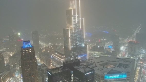 Snow showers, colder temps combine for slick travel on roads Wednesday night