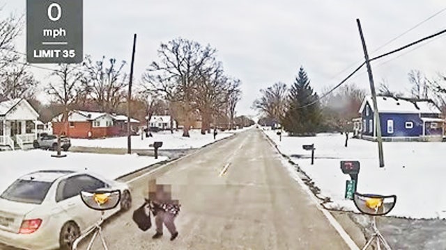 Video: Romulus student nearly hit by car during school bus stop