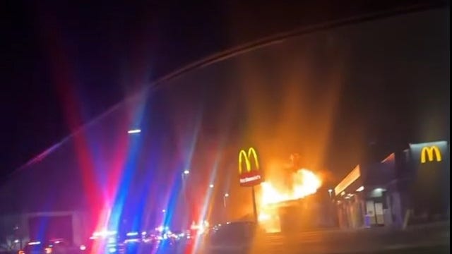 Firefighter hospitalized after Southgate motel blaze on Monday