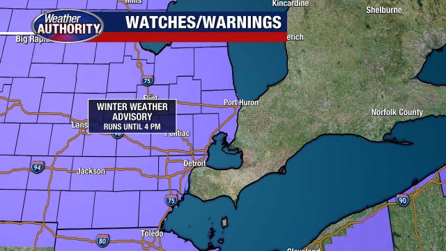 Freezing rain in Michigan leads to Winter Weather Advisory, concerns about hazardous road conditions