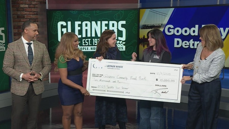 Gleaners Food Bank awarded $20K after Good Day Detroit wins Gardner White's Twinkle Town