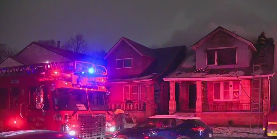 Detroit firefighters battle numerous fires early Tuesday