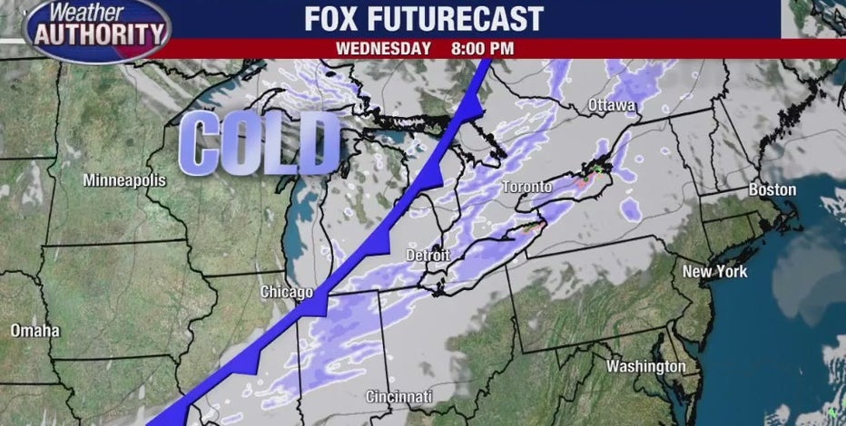 Detroit snow timeline: When to expect Monday night's flakes