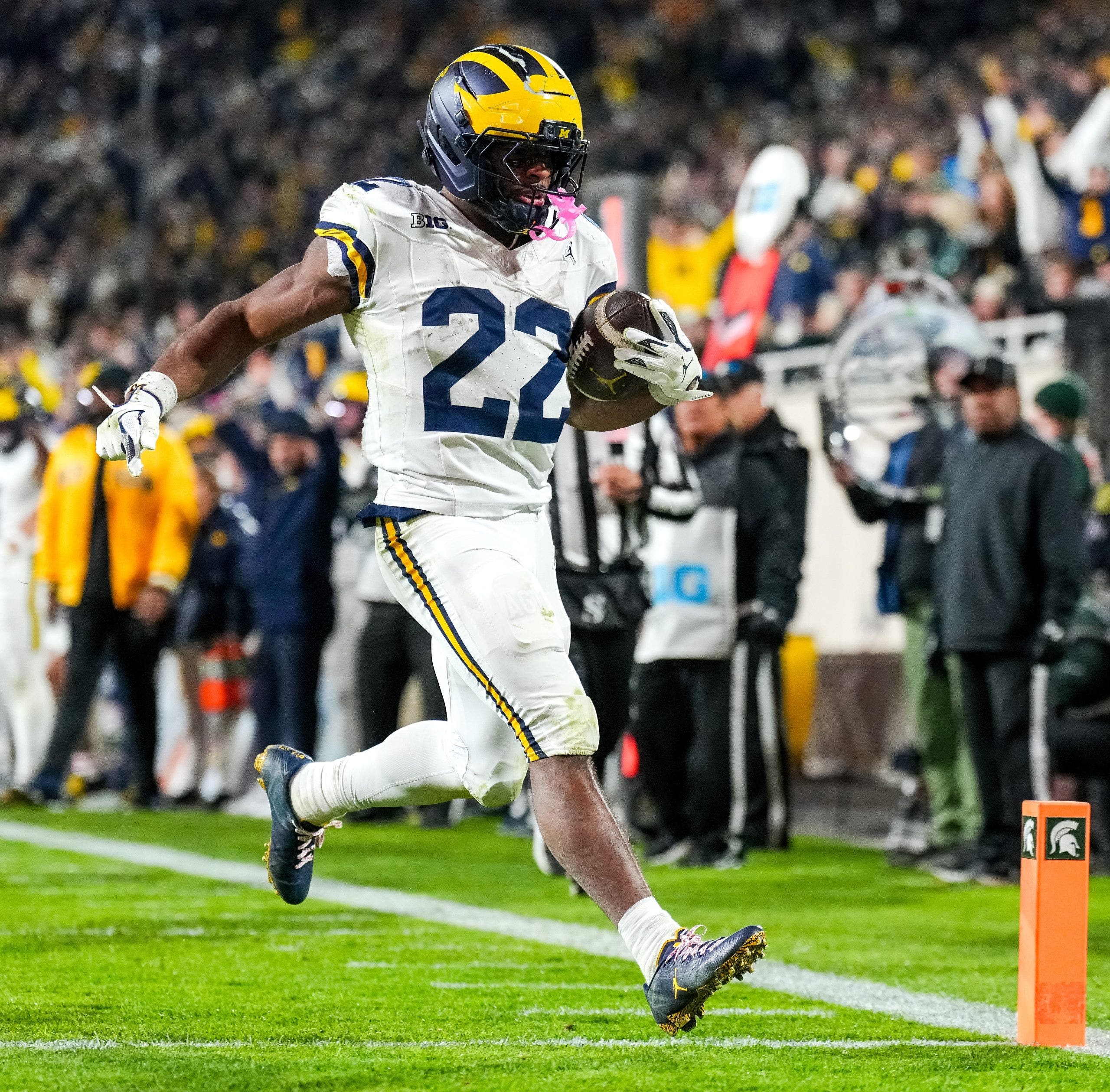 Justice Haynes transferring again after injury-shortened single season at Michigan