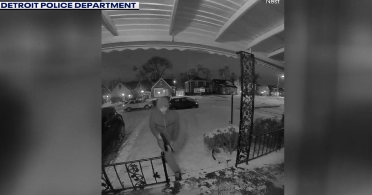 Detroit family ducks for cover as their home is littered with bullets