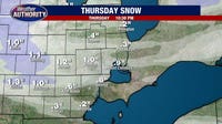 Metro Detroit weather: A bit more snow Thursday as temps start to fade ahead of arctic blast