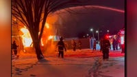Detroit firefighter injured while battling vacant house fire