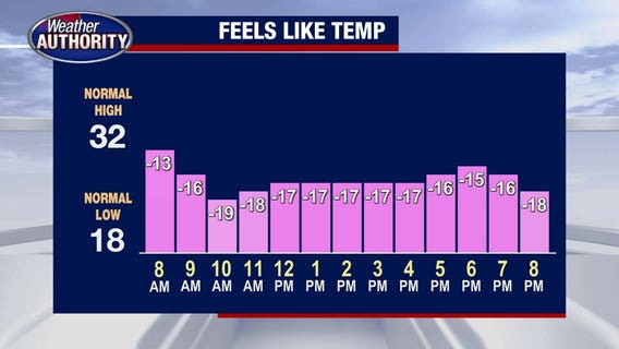 Wind chills as low as -25 in Southeast Michigan prompt Cold Weather Advisory to start weekend
