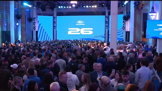 Ford unveils new Mustang Dark Horse at Michigan Central Station amid return to F1