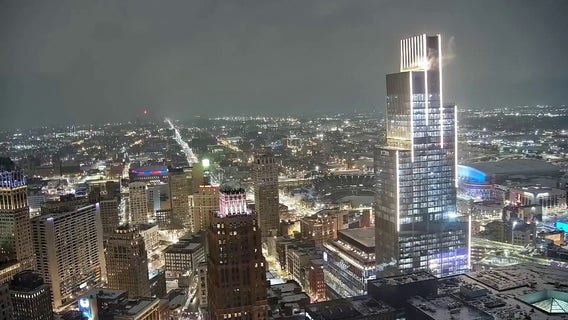 Snow greets Metro Detroit Friday morning with a warm-up next week