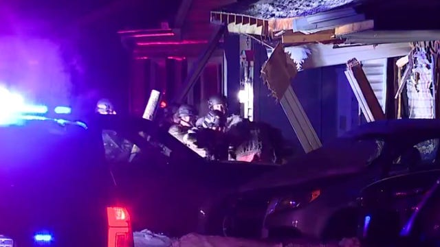 Barricaded suspect wrestled to ground after officer shot in Roseville