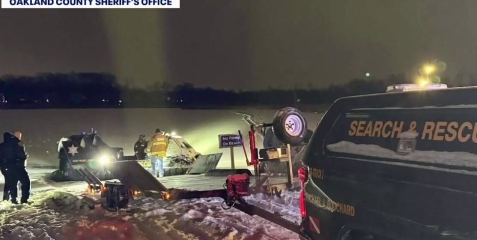Six Oakland County ice rescue calls in 7 days leads to renewed warning by sheriff