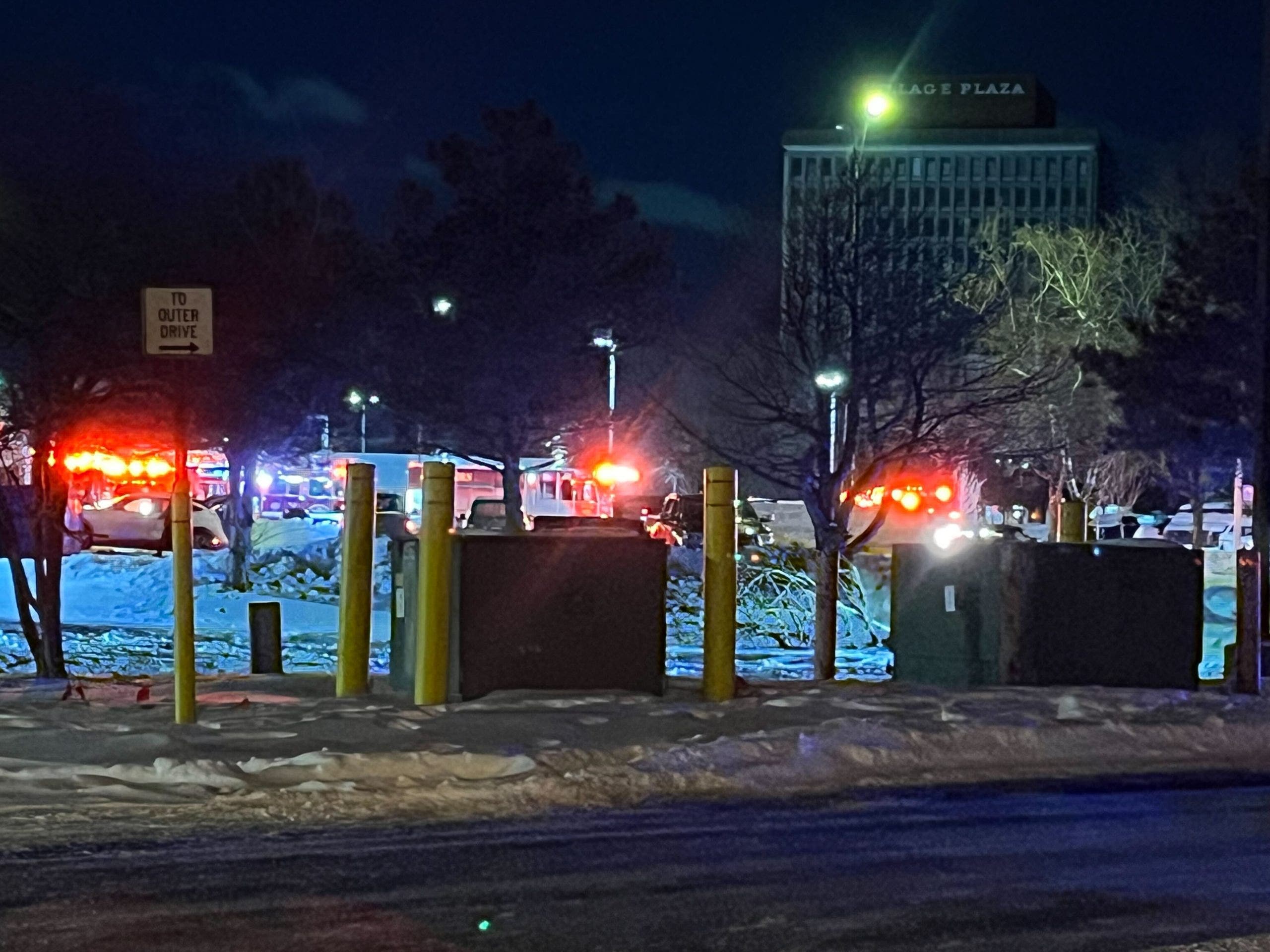 Dearborn parking structure partially collapses, man rescued after being trapped