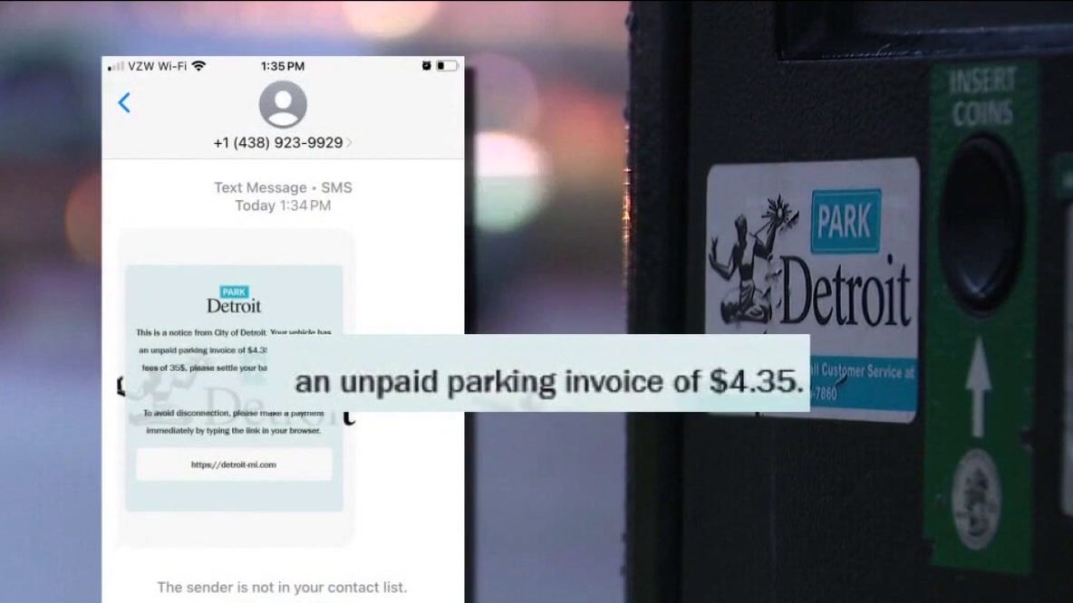 Detroit parking ticket scam targets victims with bogus text messages