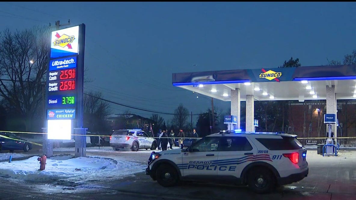Man charged with murder for random violent attack outside Detroit gas station