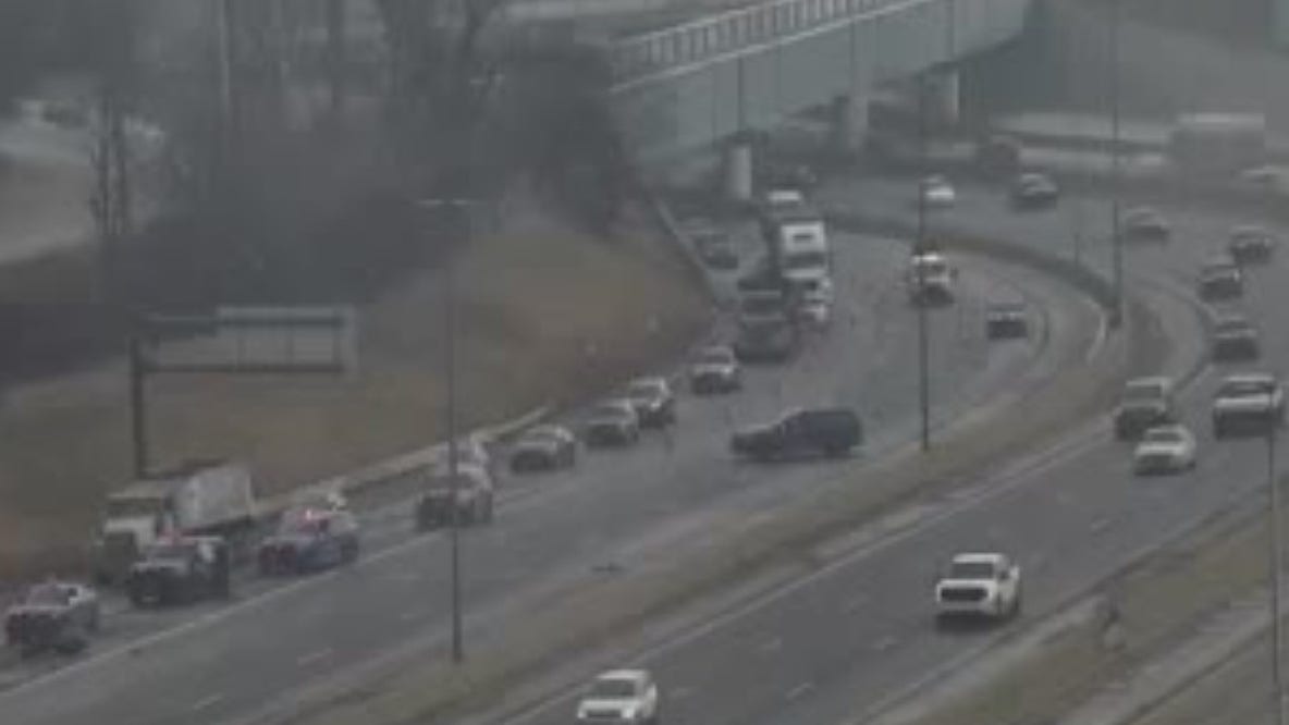 Motorcyclist injured after losing control on I-96 local in Detroit