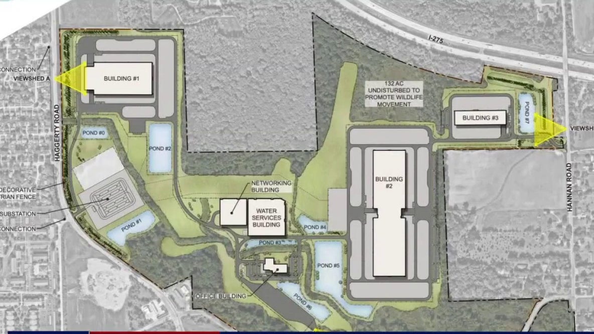 Massive data center plans in Van Buren Township move forward, despite pushback