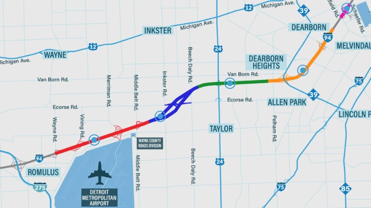 Thirteen miles of I-94 to be rebuilt over next three years
