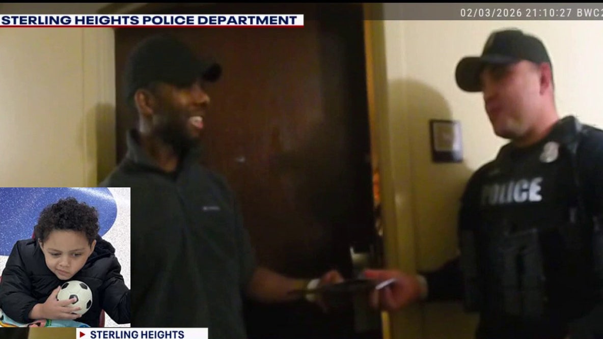 Sterling Heights police help family whose young son is battling brain tumor