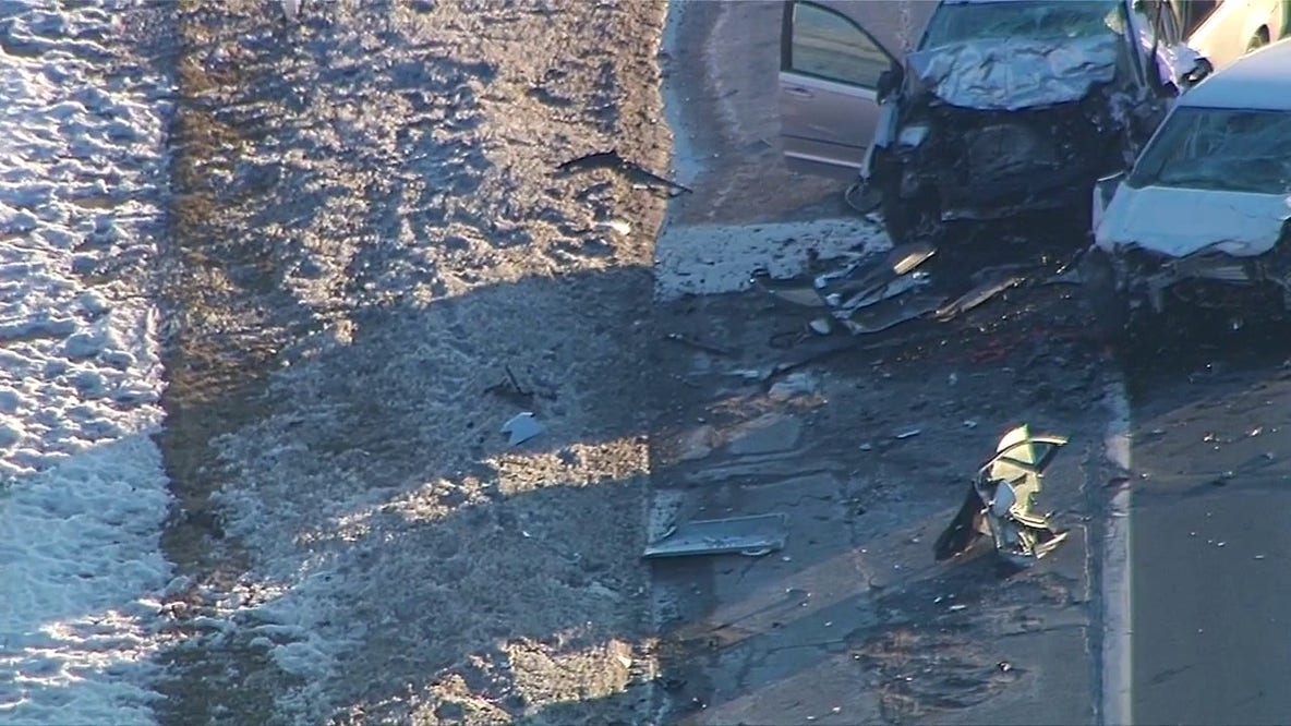 Serious injury two-car crash closes Groesbeck in Clinton Township