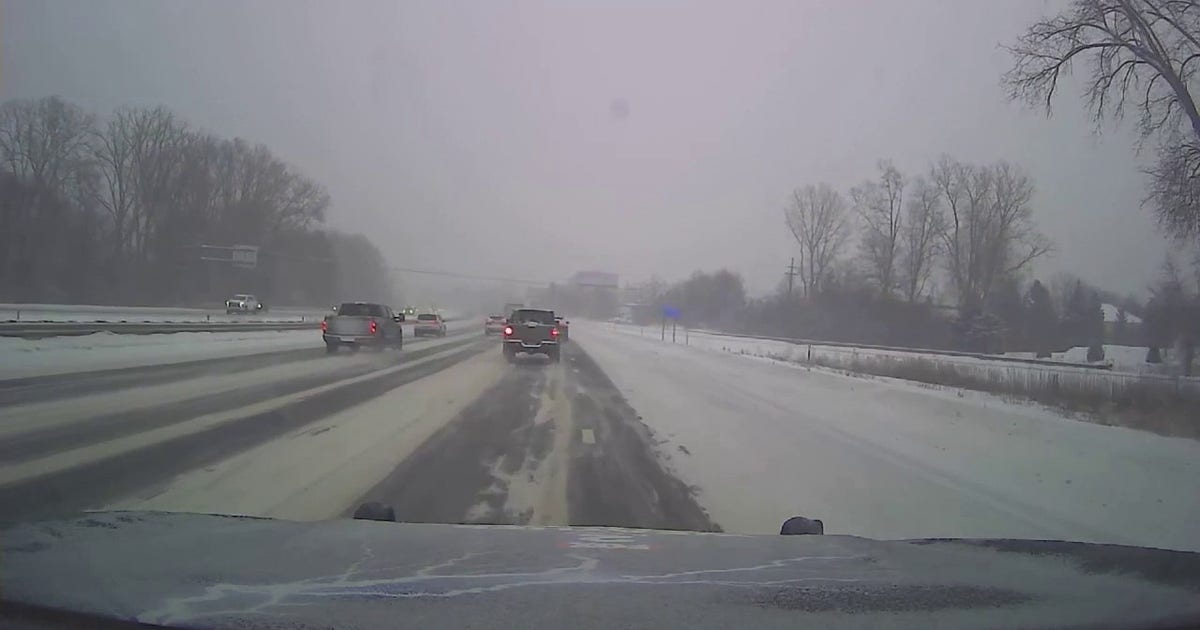 LIVE: Metro Detroit road conditions during freezing rain, snow Friday morning