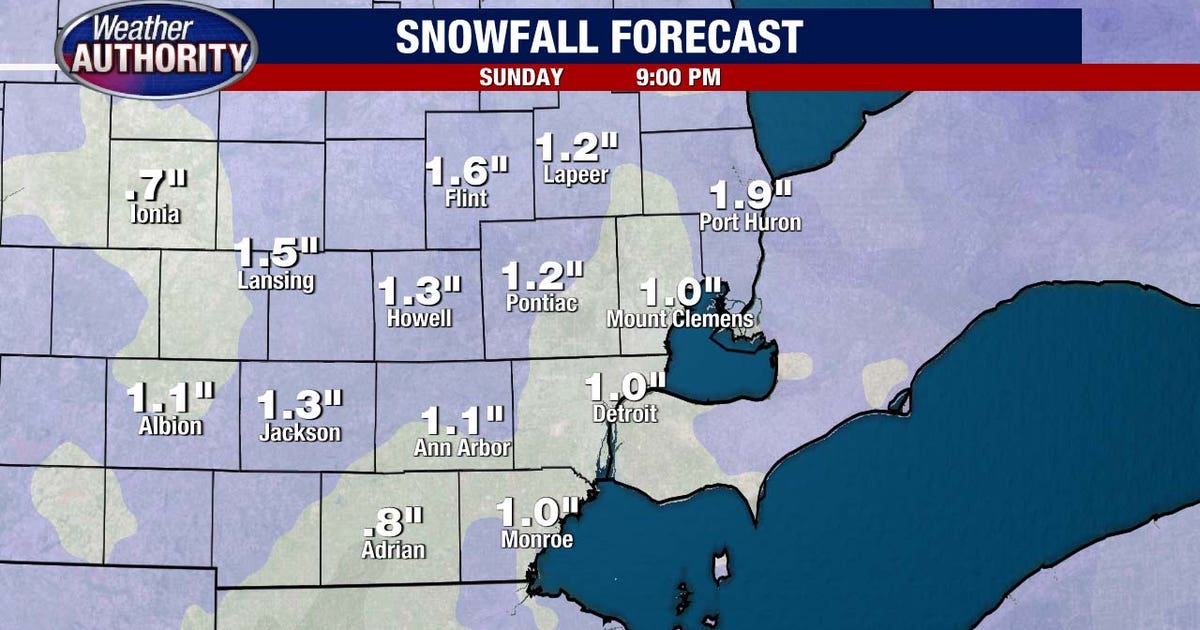 Metro Detroit forecast: Snow this weekend as winter weather makes its ...