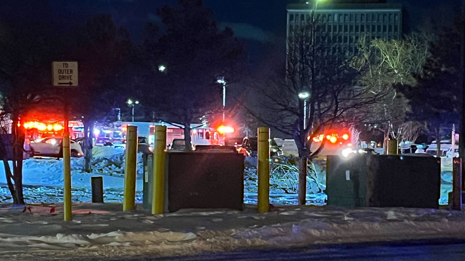 Dearborn parking structure partially collapses, man rescued after being trapped