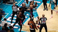 Pistons-Hornets brawl leads to suspensions for 4 players