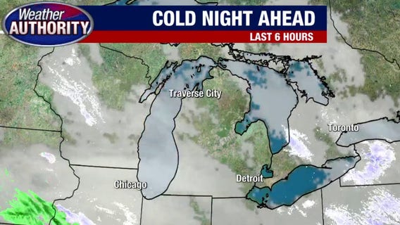 Cold and dry overnight with warming trend on the way