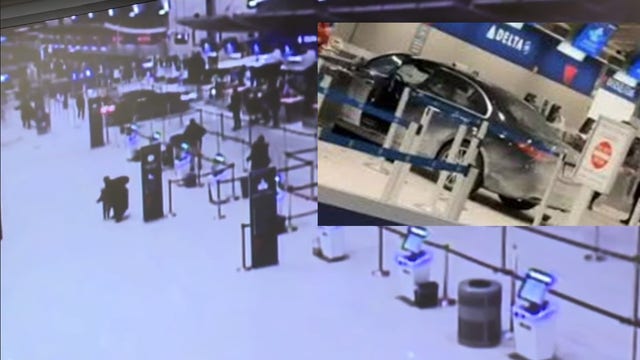 Metro airport car crash: Suspect 'off the streets' as new video angles released