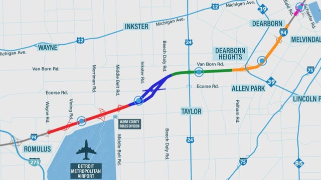 Thirteen miles of I-94 to be rebuilt over next three years